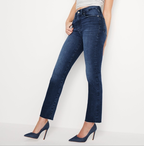 Good American Always Fit Good Classic Slim straight Jean Indigo Wash 6-12 - Picture 2 of 16